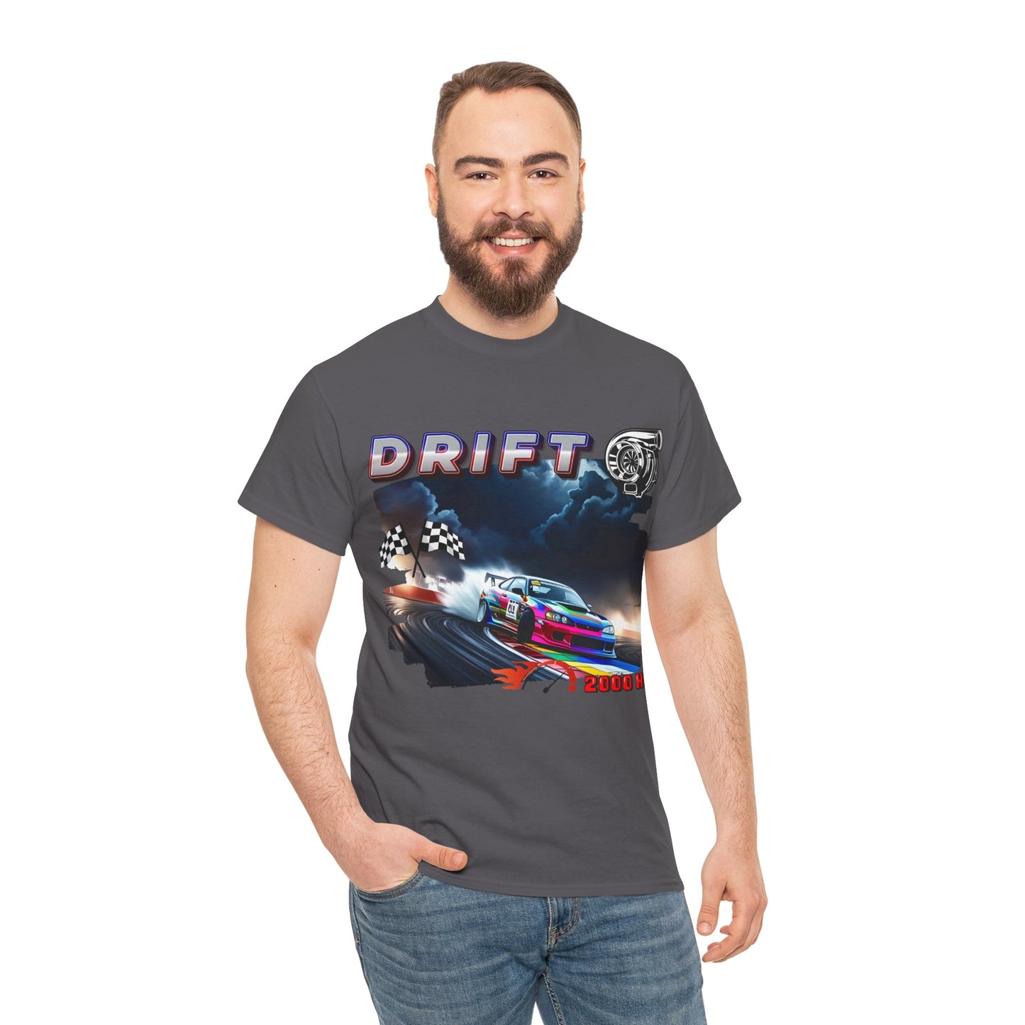 Drift T-Shirt, Gaming Tee, 100% Top Range Cotton from the USA, 4 colours, AUS-USA-CAN warehouse, local post.