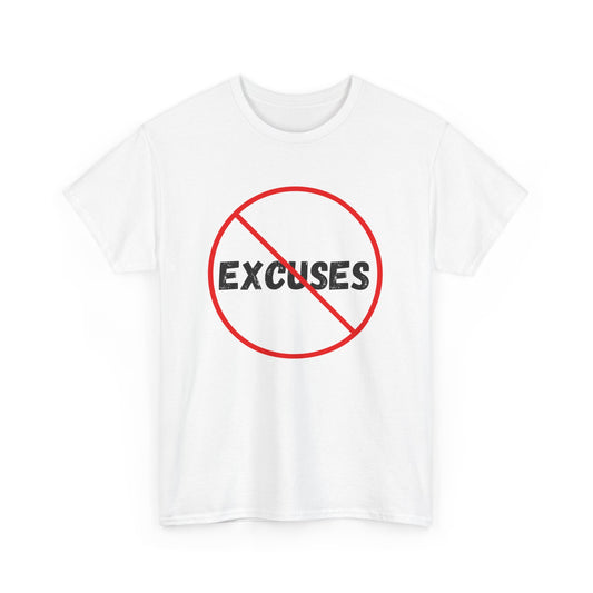 No Excuses T-Shirt, Gamer Tee 100% Cotton, 4 Colours, AUS - USA - CAN warehouse, free post.