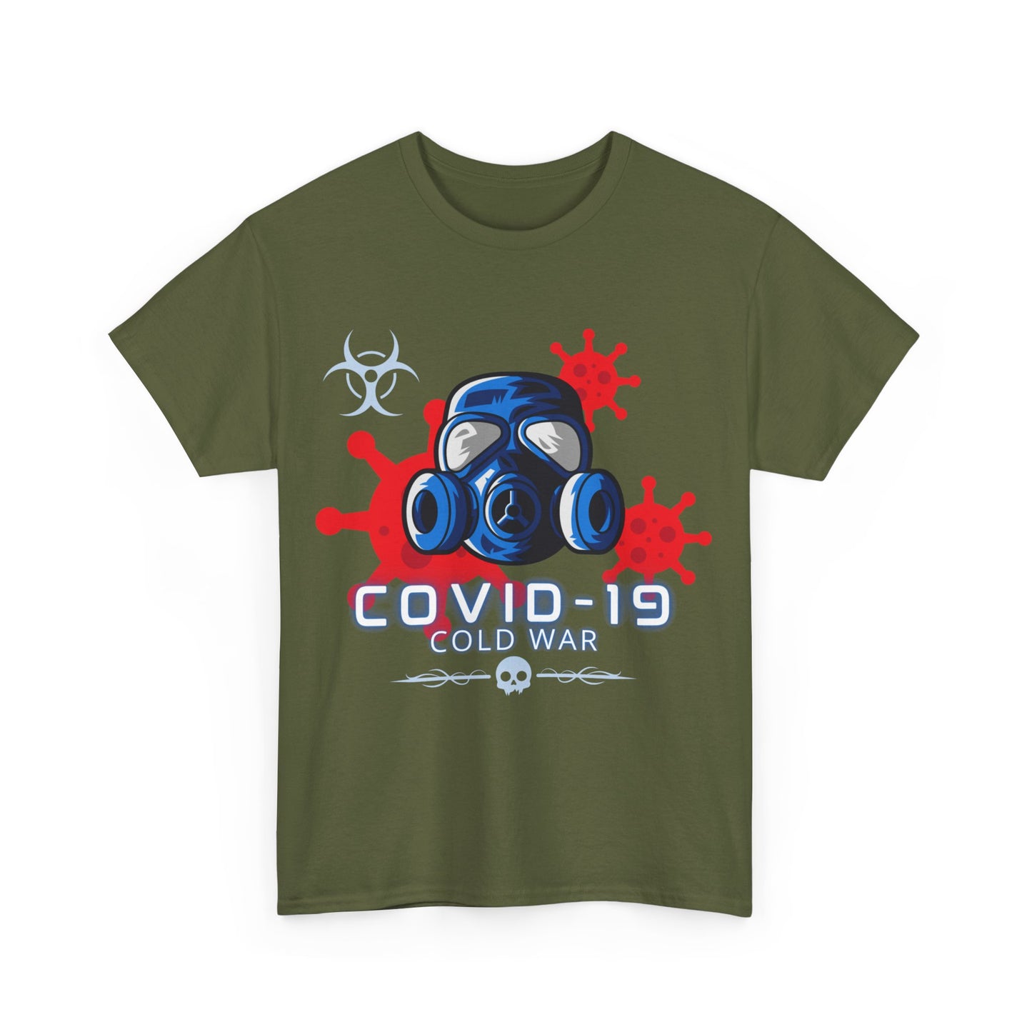 Covid-19 T-Shirt, Cold War Tee 100% Cotton, 5 Colours, AUS - USA - CAN warehouse, free post.