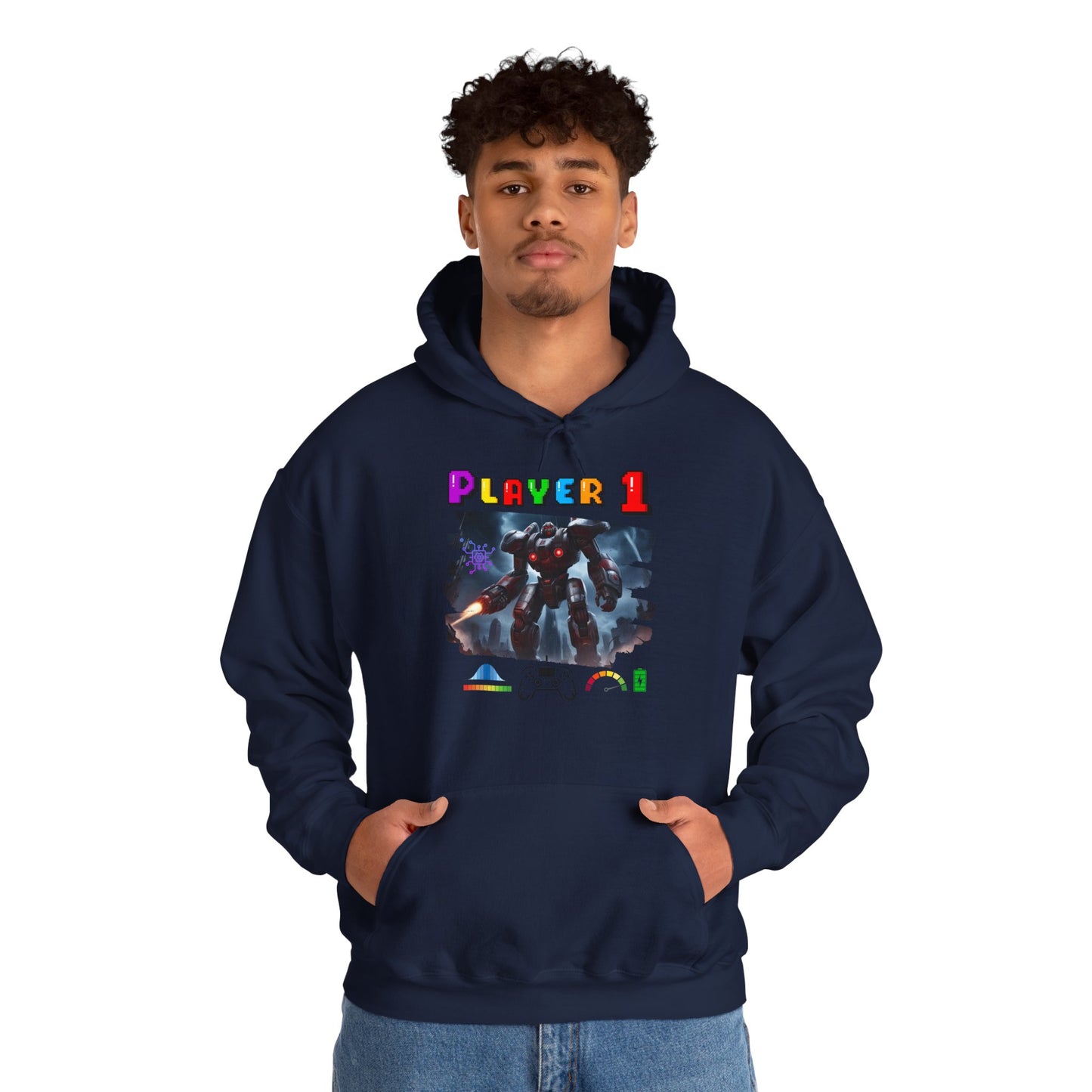 Player 1 Hoodie, Heavy Blend Hoodie, 3 colours, AUS-USA-CAN warehouse.