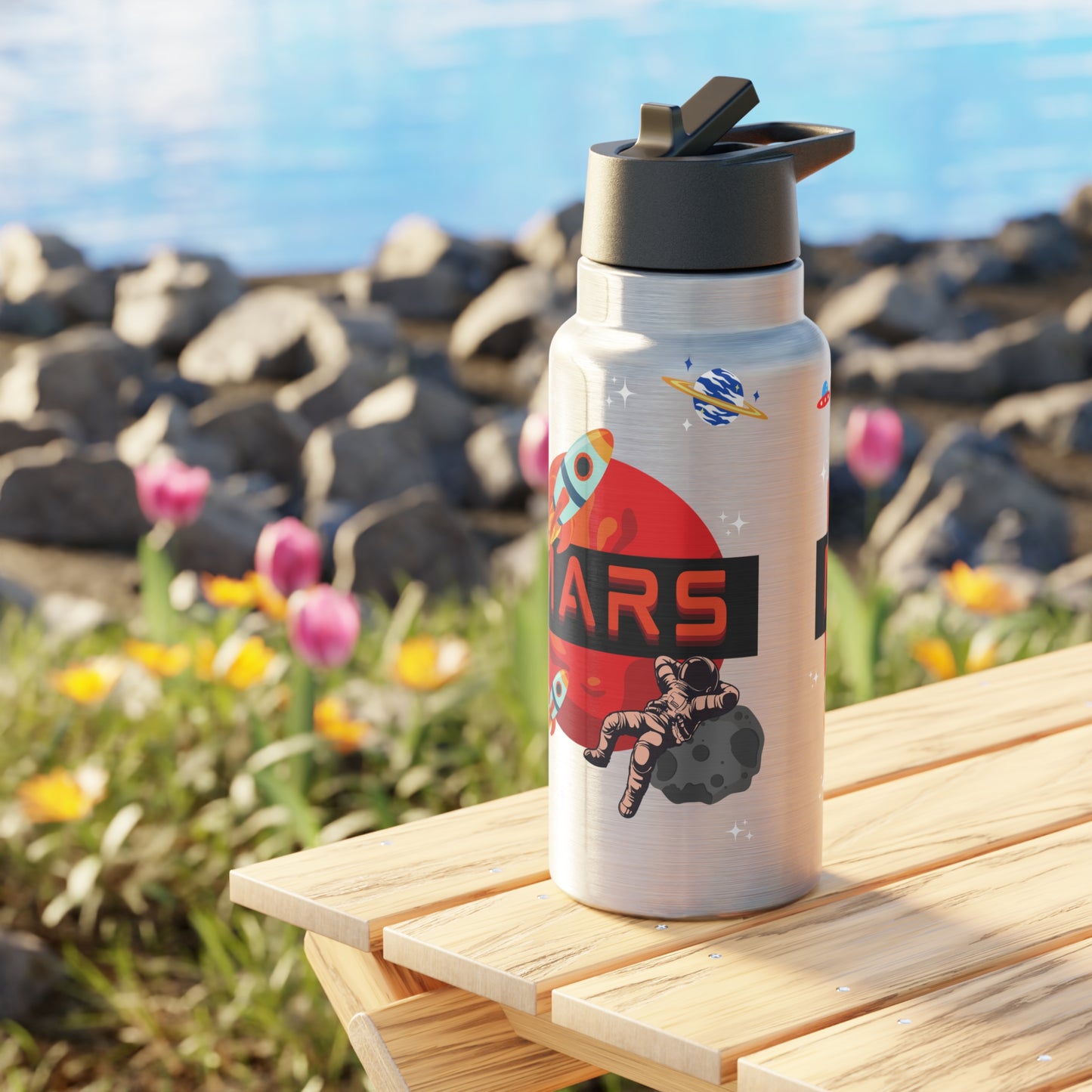 Water Bottle or Favourite Beverage, Mars 32oz