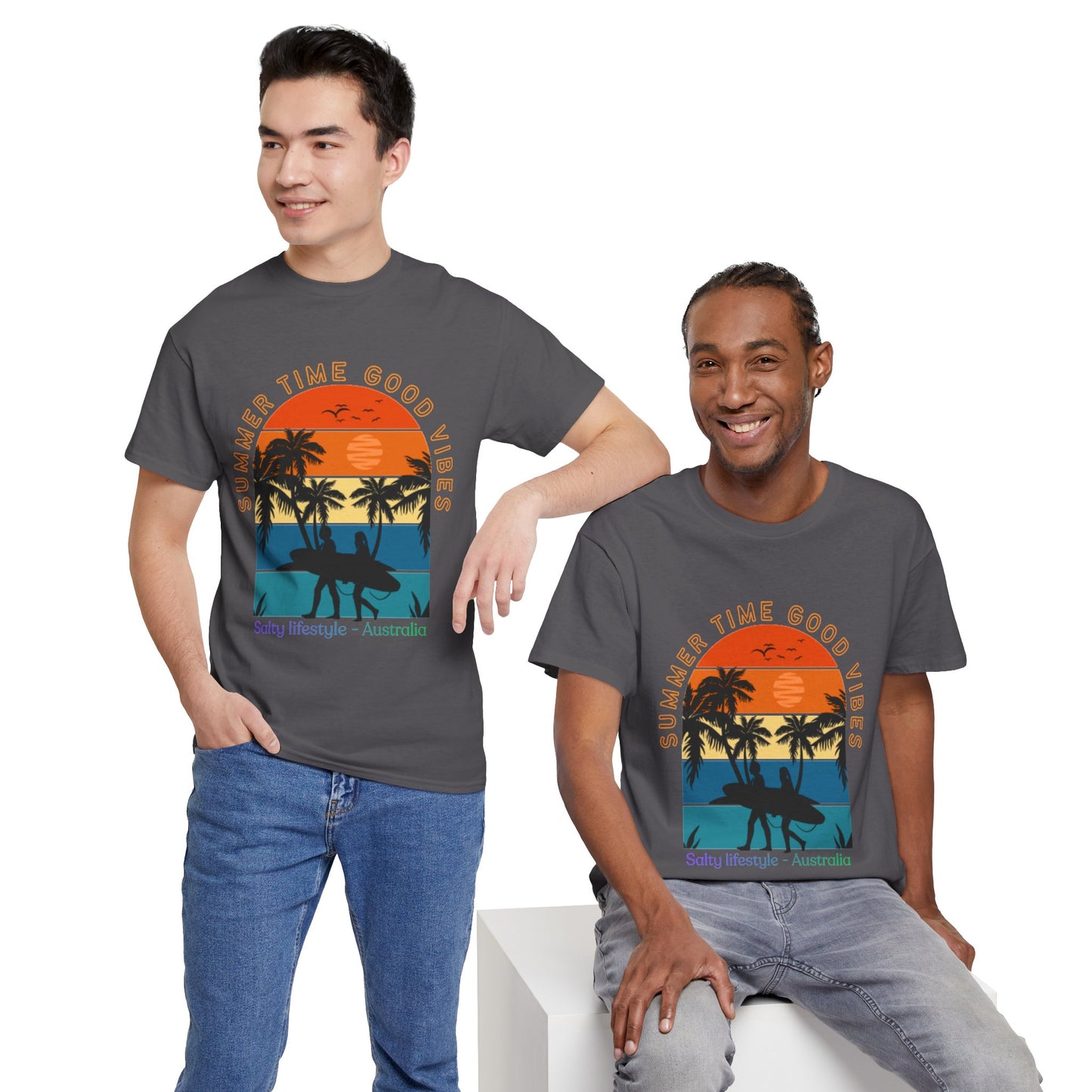 Salty lifestyle Surf & Beach Graphics Tee.