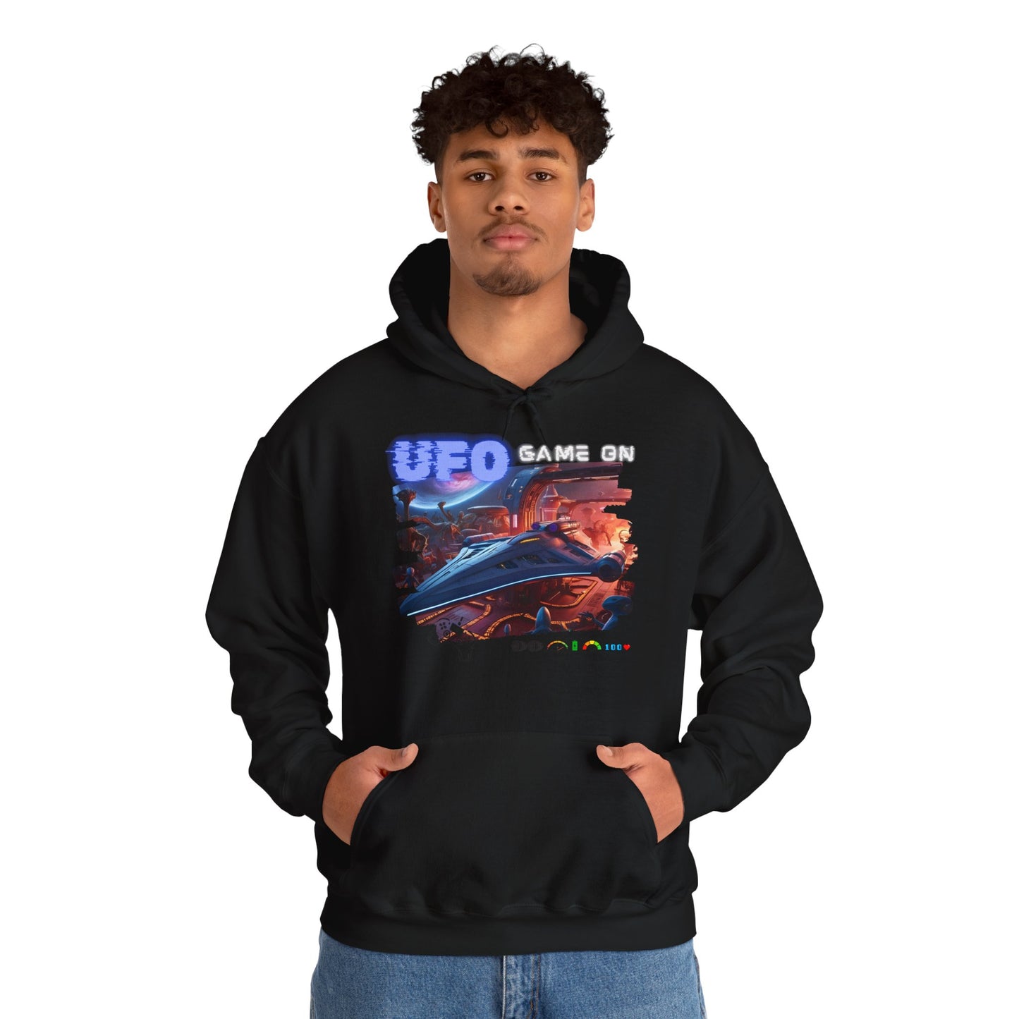 UFO Hoodie, Alien heavy blend hoodie, 3 colours, AUS-USA-CAN warehouse, local post.