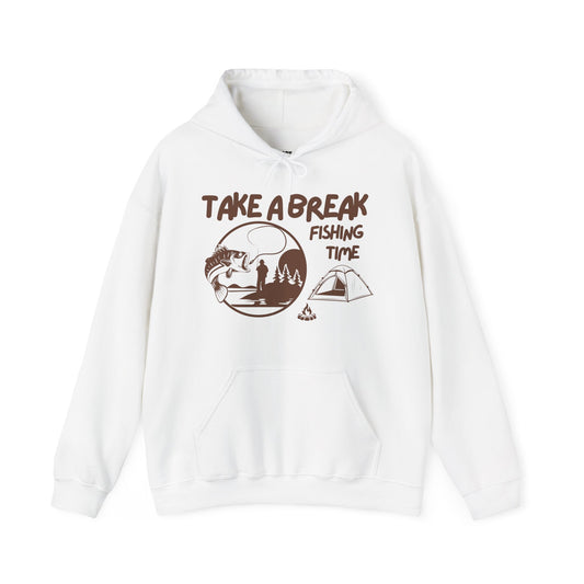 Take a break Hoodie, Fishing Hoodie, Salty lifestyle Hoodie, Unisex Heavy Blend Sweatshirt, 6 colours, different sizes, Top quality, AU warehouse.