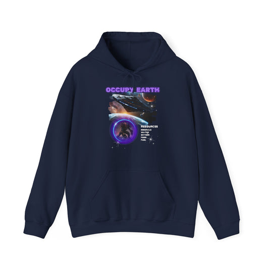 Occupy Earth hoodie, Gaming heavy blend hoodie, 5 colours, AUS-USA-CAN warehouse.