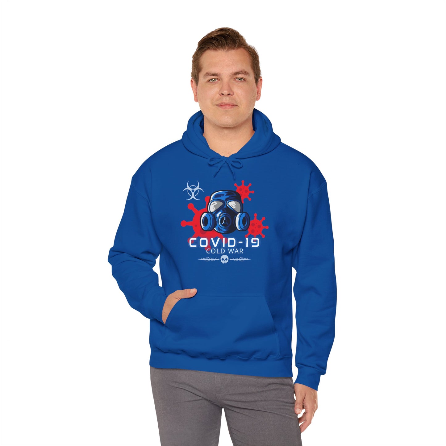 Covid-19 Hoodie, Virus Attack Hoodie, Cold War heavy blend hoodie, 4 colours, AUS-USA-CAN warehouse, local post.