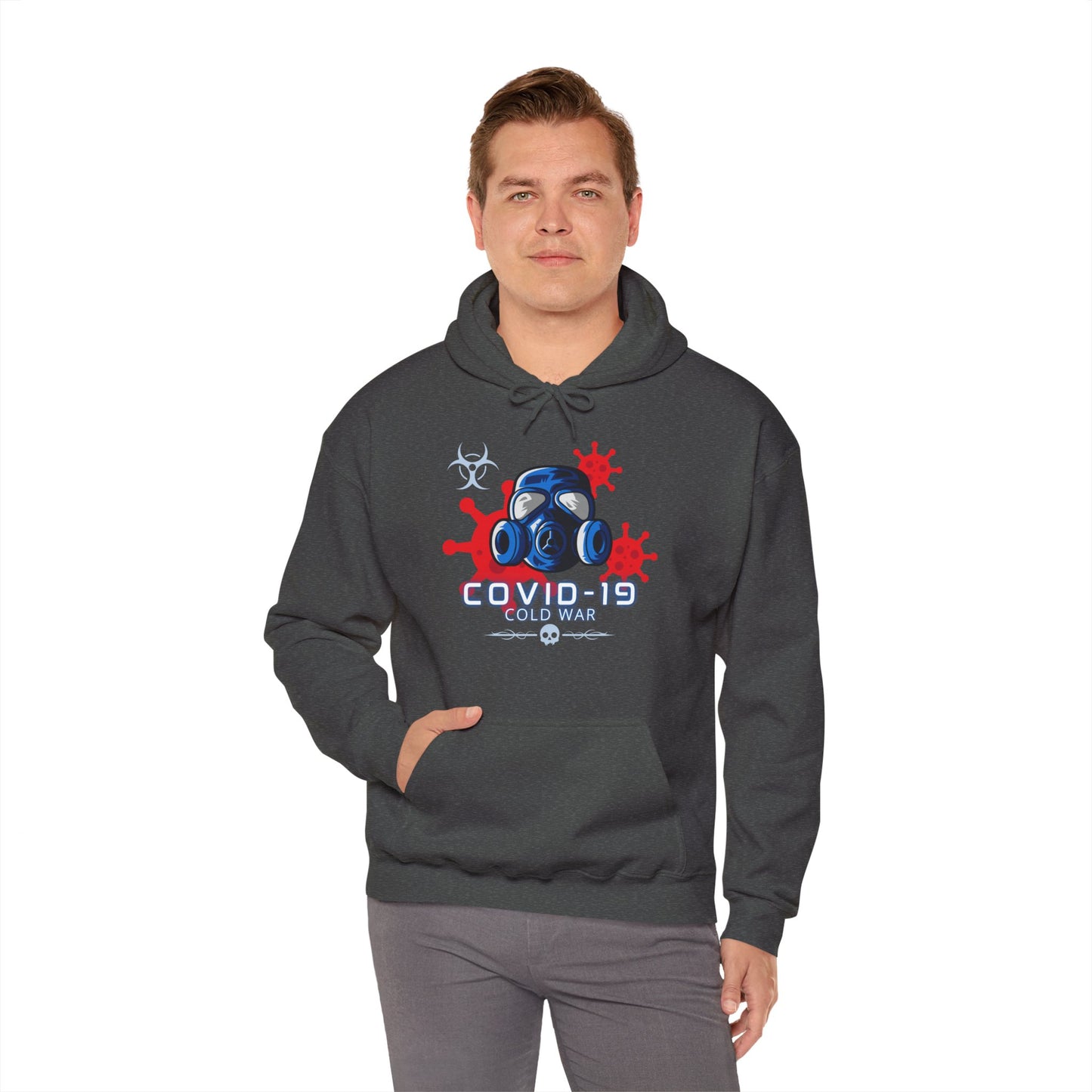 Covid-19 Hoodie, Virus Attack Hoodie, Cold War heavy blend hoodie, 4 colours, AUS-USA-CAN warehouse, local post.