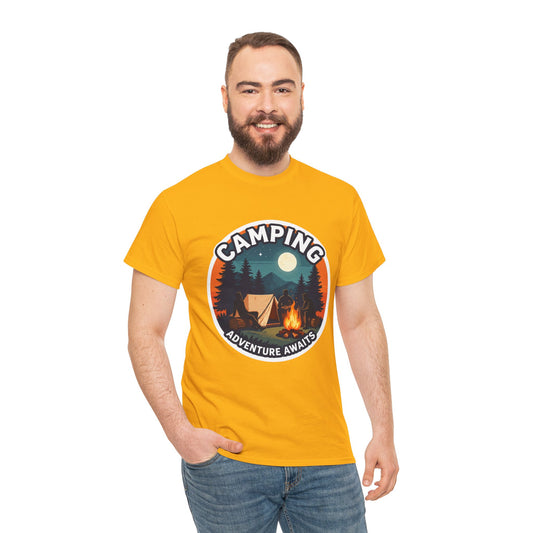 Camping T-shirt, Holiday T-shirt, Top quality cotton, 6 Colours, Different sizes, AU post.