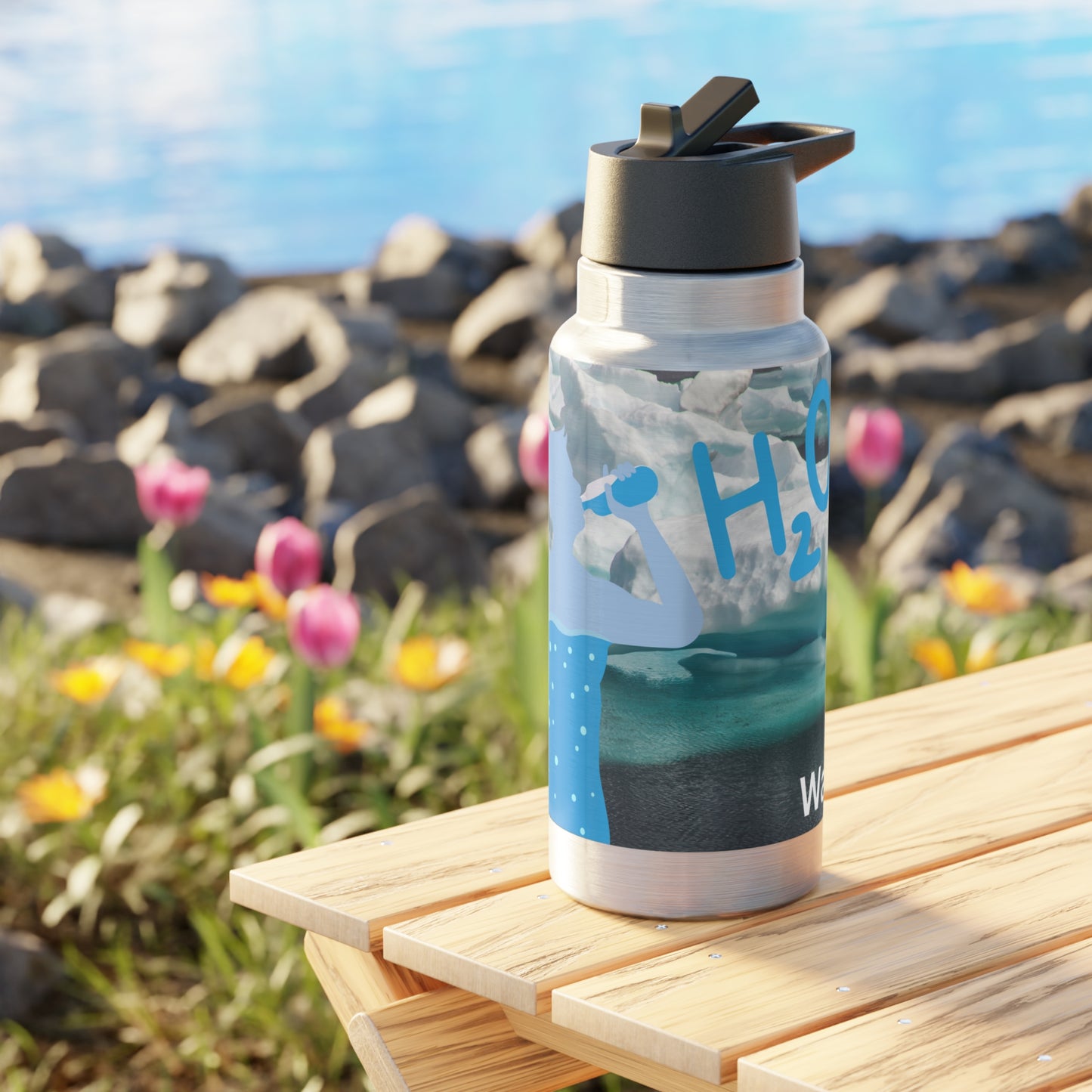 Water Bottle or Favourite Beverage, H2O Antarctica 32oz