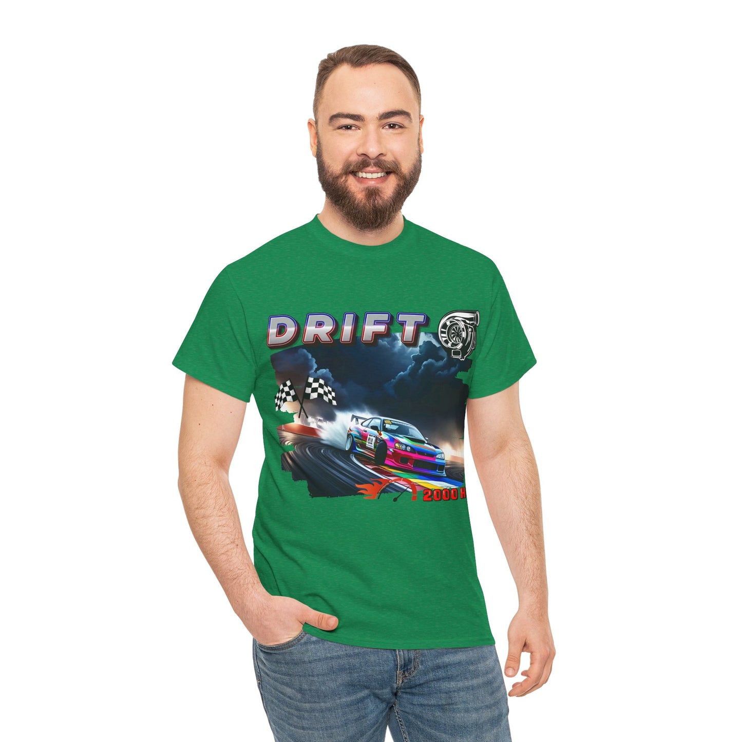Drift T-Shirt, Gaming Tee, 100% Top Range Cotton from the USA, 4 colours, AUS-USA-CAN warehouse, local post.