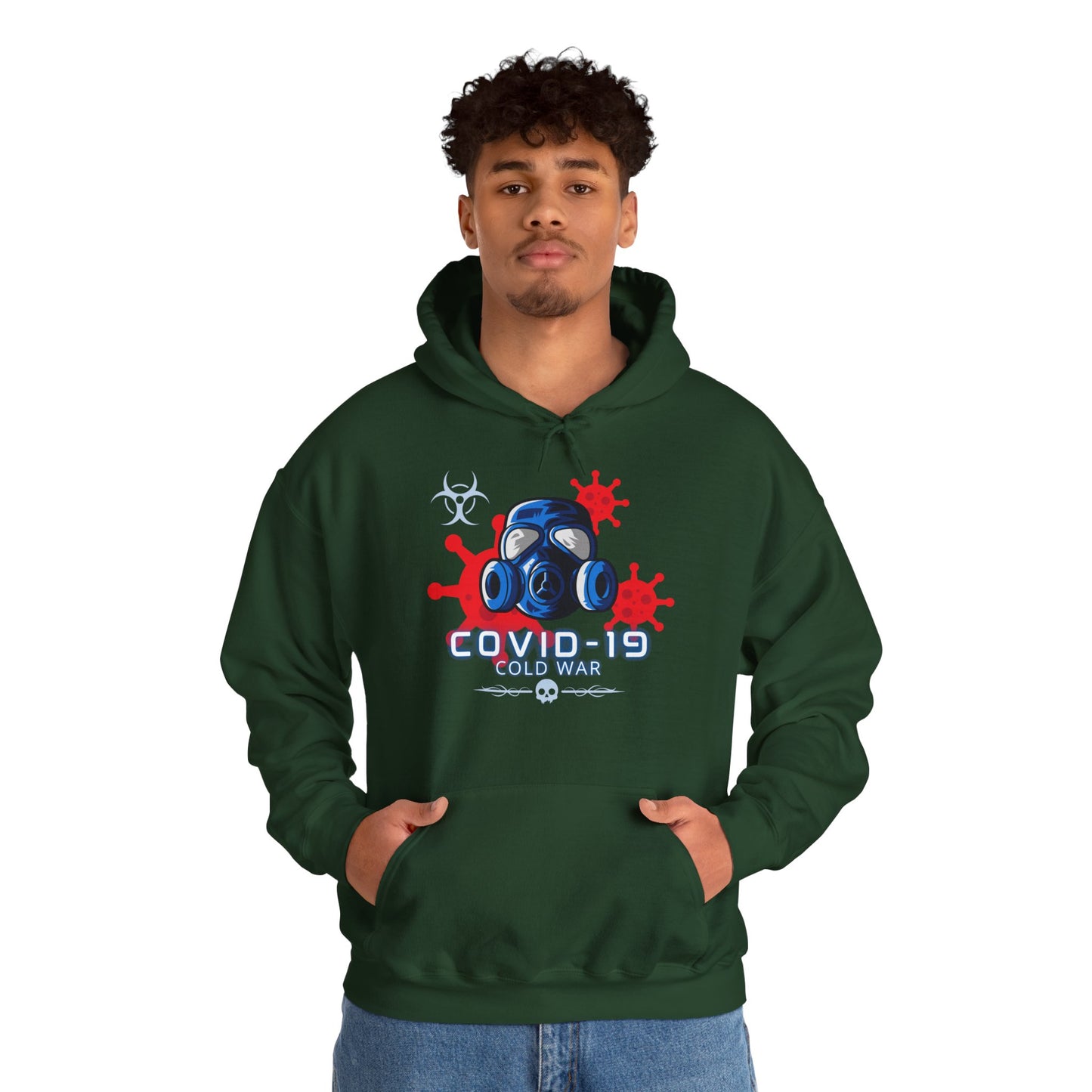 Covid-19 Hoodie, Virus Attack Hoodie, Cold War heavy blend hoodie, 4 colours, AUS-USA-CAN warehouse, local post.
