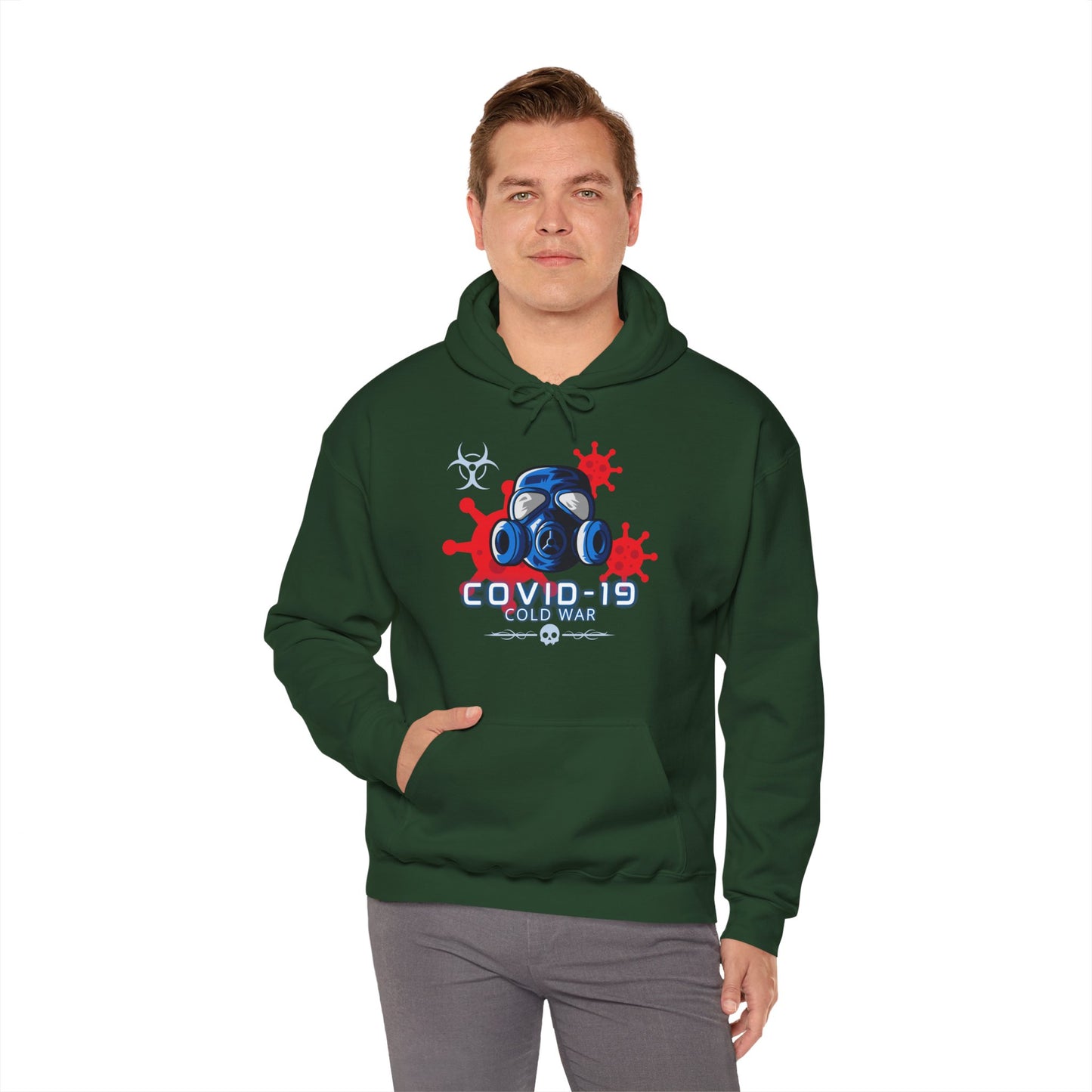 Covid-19 Hoodie, Virus Attack Hoodie, Cold War heavy blend hoodie, 4 colours, AUS-USA-CAN warehouse, local post.
