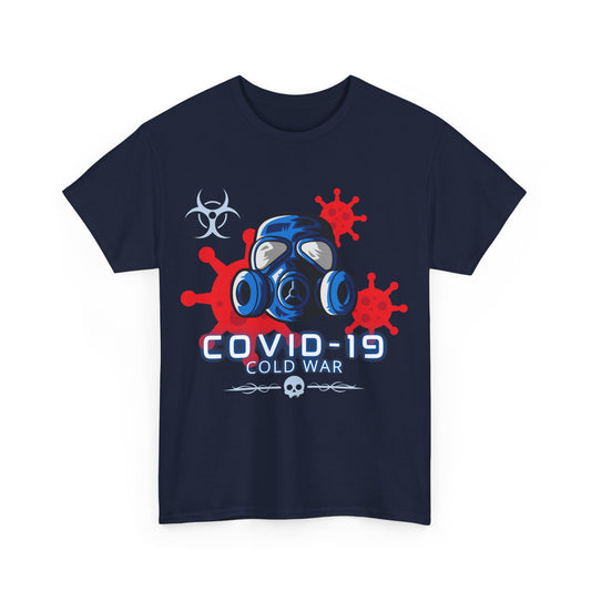 Covid-19 T-Shirt, Cold War Tee 100% Cotton, 5 Colours, AUS - USA - CAN warehouse, free post.