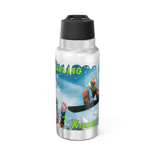 Water Bottle or Favourite Beverage, Snowboarding Xtreme Sports 32oz