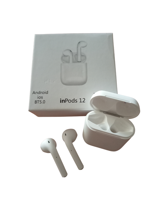 True wireless Earphone, Bluetooth Earbuds, USB Rechargeable, White colour, 2hrs Playtime Approx., Up to 3 recharge case Approx., AUS Post