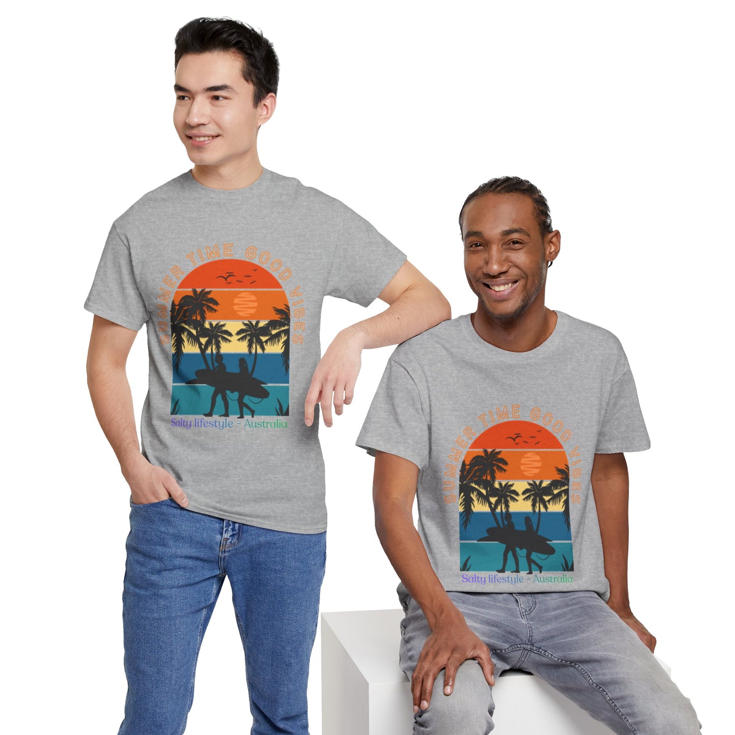 Salty lifestyle Surf & Beach Graphics Tee.