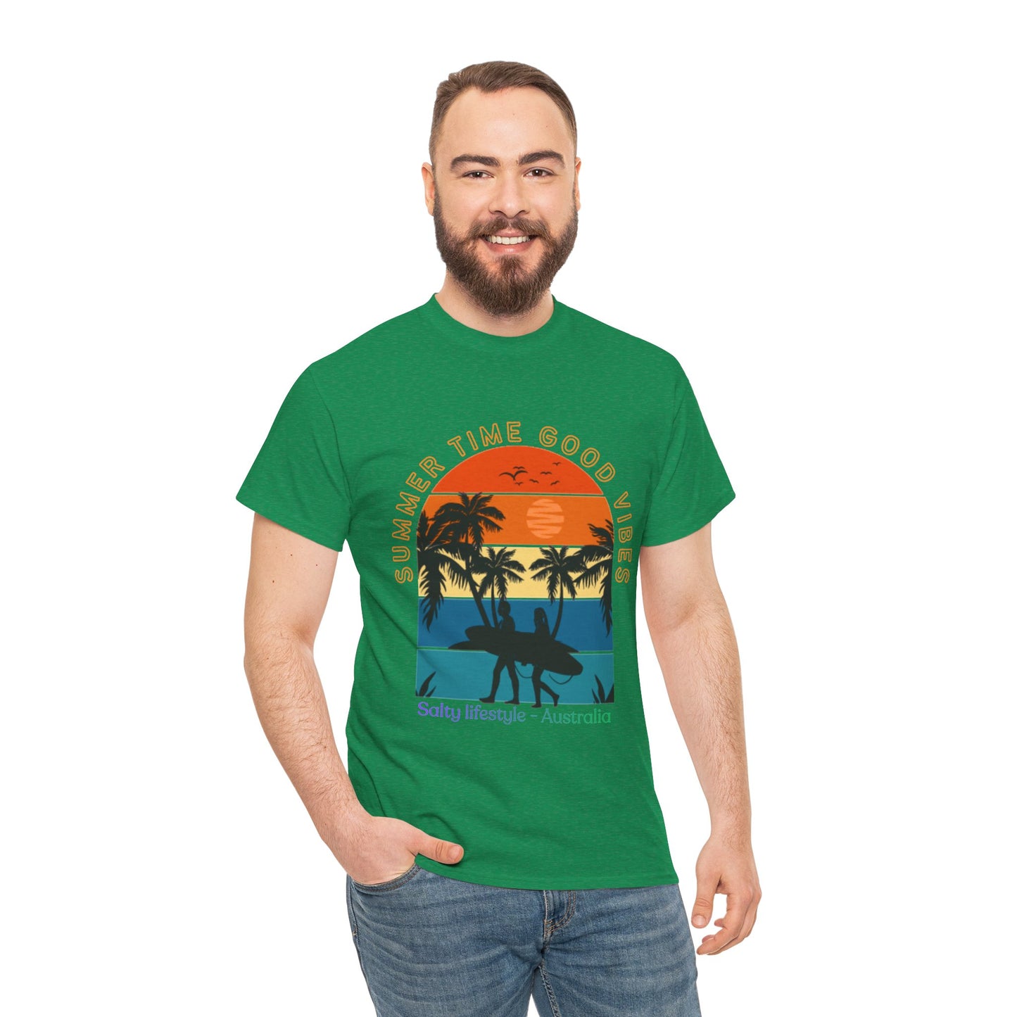 Salty lifestyle Surf & Beach Graphics Tee.