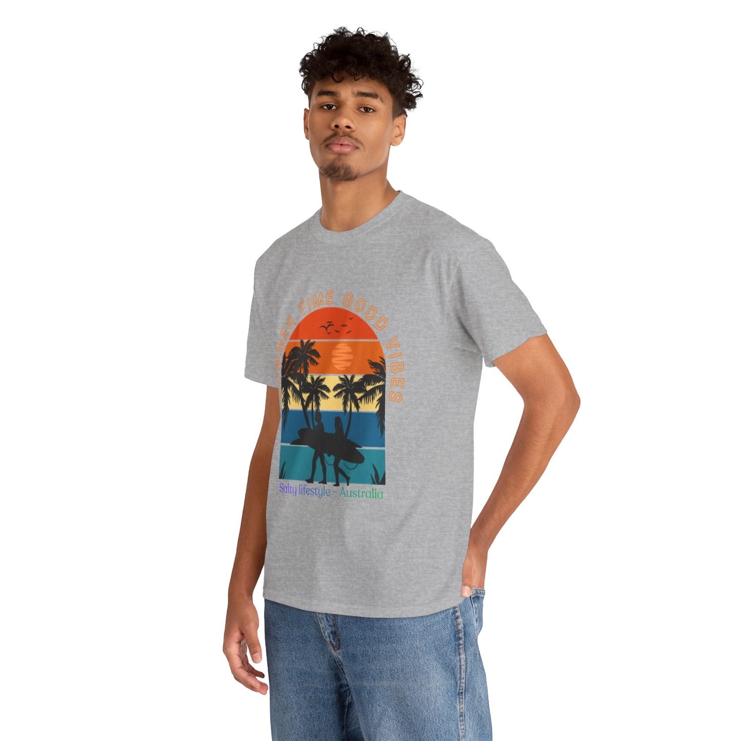 Salty lifestyle Surf & Beach Graphics Tee.