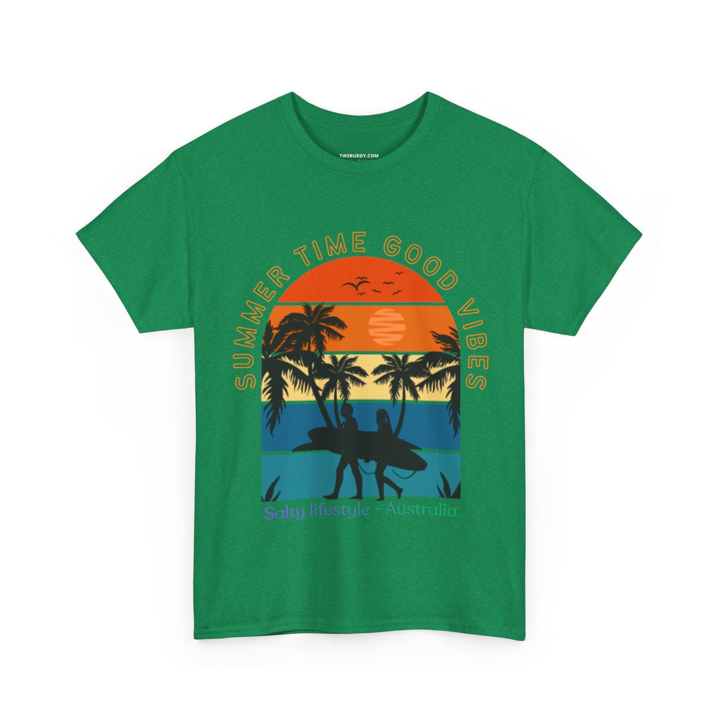 Salty lifestyle T-shirt, Surfing T-shirt, Top quality cotton, 4 Colours, different sizes, AUS Post.