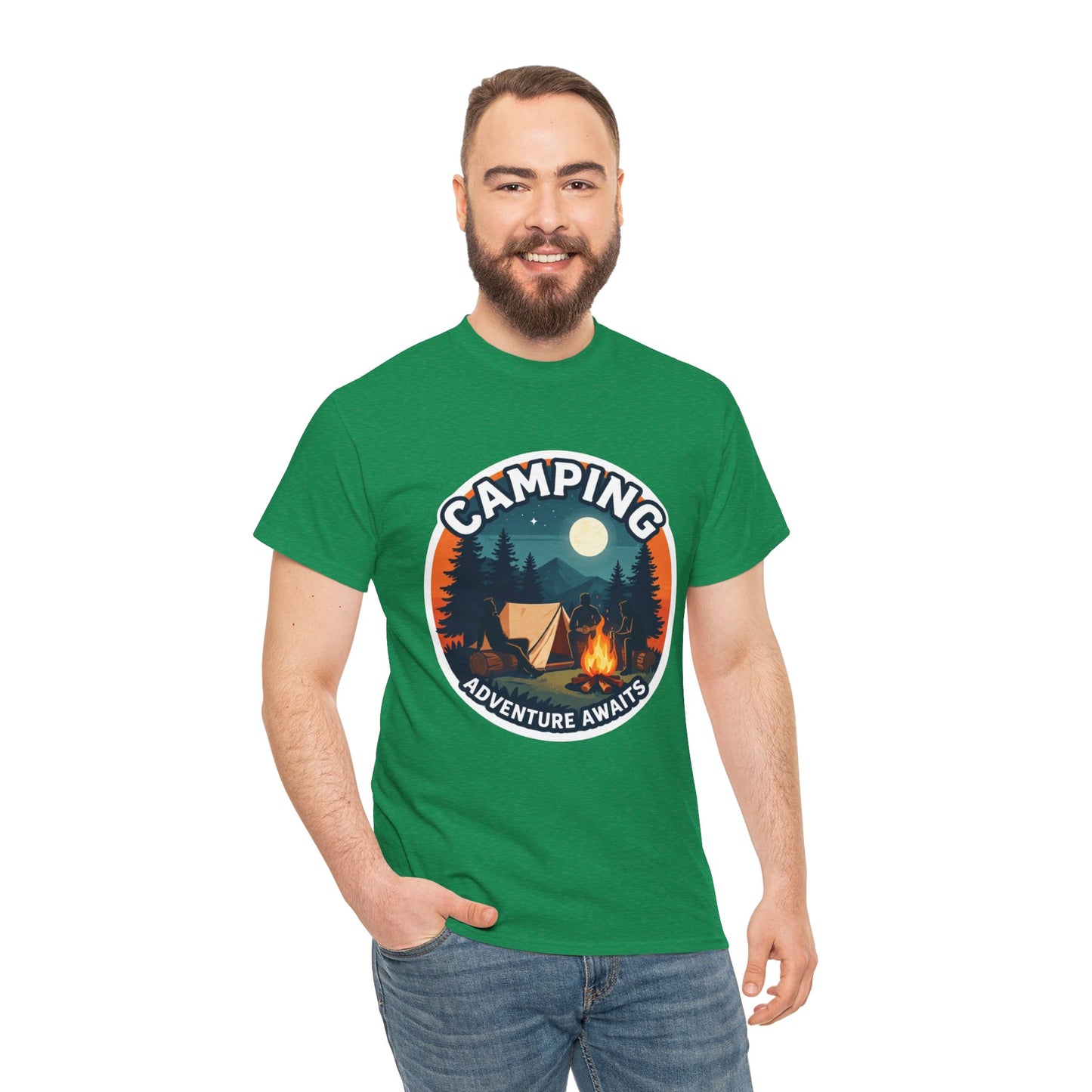 Camping T-shirt, Holiday T-shirt, Top quality cotton, 6 Colours, Different sizes, AU post.
