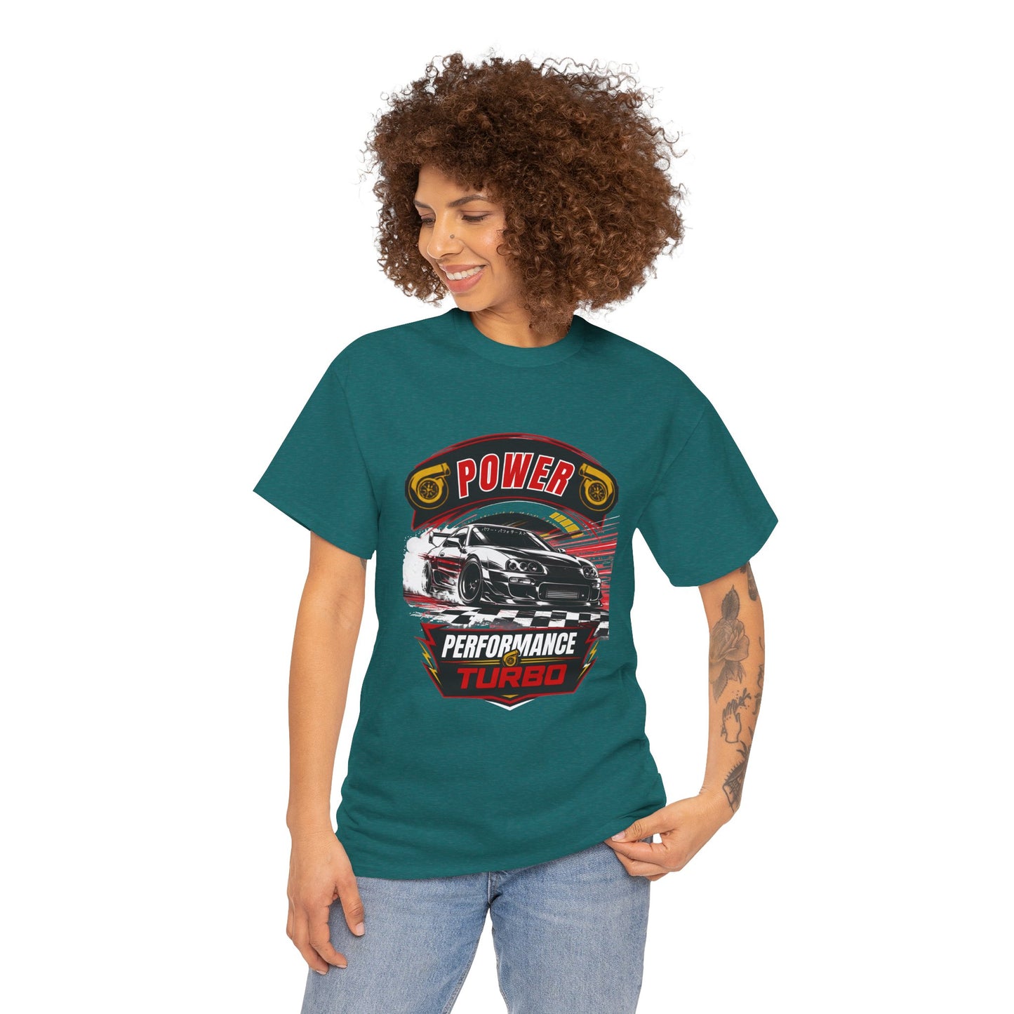 Turbo Racing & Fast Car Graphic T-Shirt.