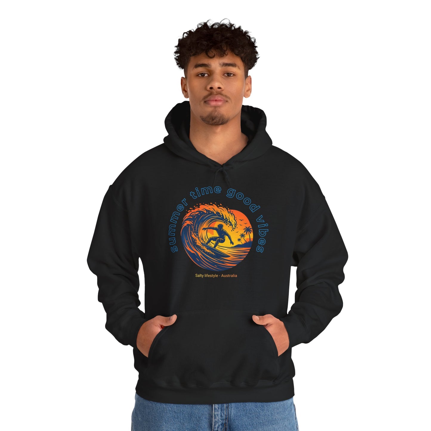 Surfing Hoodie, Good vibes Hoodie, Salty Lifestyle Hoodie, 3 colours, different sizes, top quality product, AU post