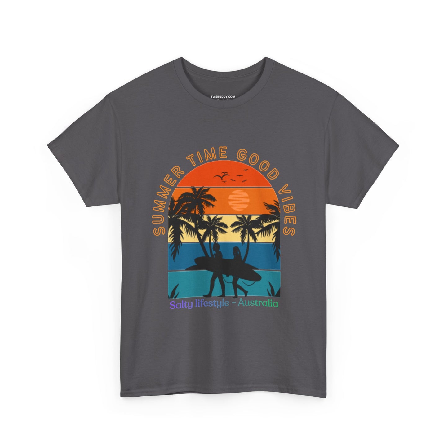 Salty lifestyle Surf & Beach Graphics Tee.