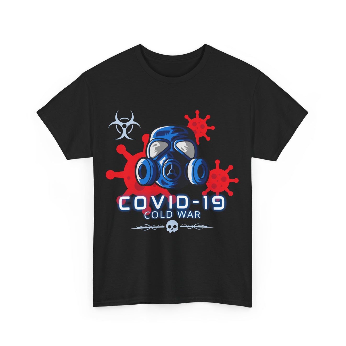 Covid-19 T-Shirt, Cold War Tee 100% Cotton, 5 Colours, AUS - USA - CAN warehouse, free post.