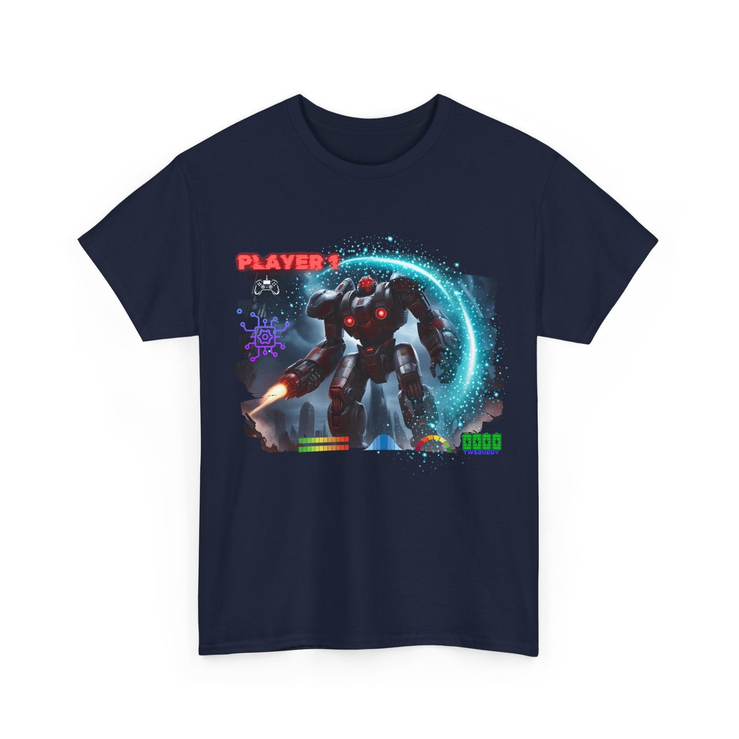 Player 1 T-Shirt, Gaming Tee 100% Top Range Cotton from the USA, 4 Colours, AUS-USA warehouse, local post.