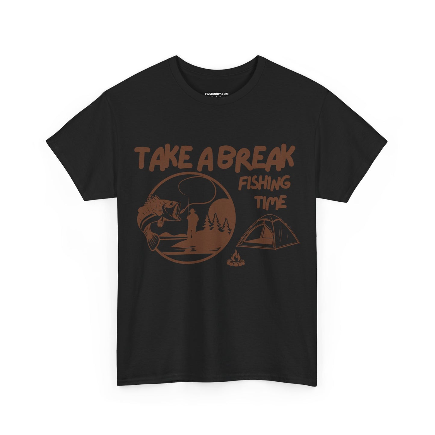 Take a Brake T-shirt. Fishing T-shirt, Unisex Heavy Cotton Tee, Top quality Cotton. 7 colours, AU warehouse.