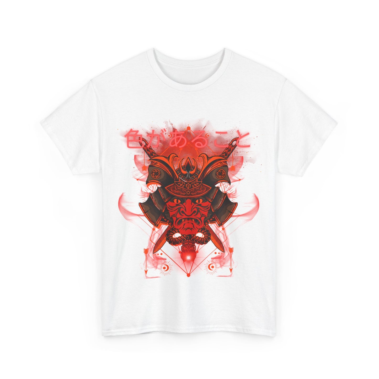 Samurai T-Shirt, Japanese Tee 100% Cotton, 4 Colours, AUS - USA warehouse, free post.