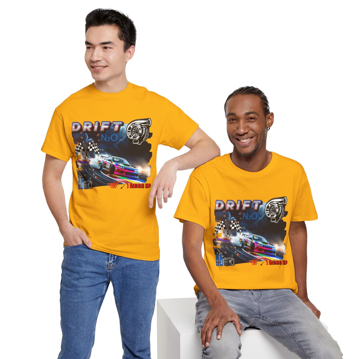 Drift T-shirt, Fast car T-shirt, Unisex Heavy Cotton Tee, Top quality cotton, 7 Colours, Different sizes, AU warehouse.