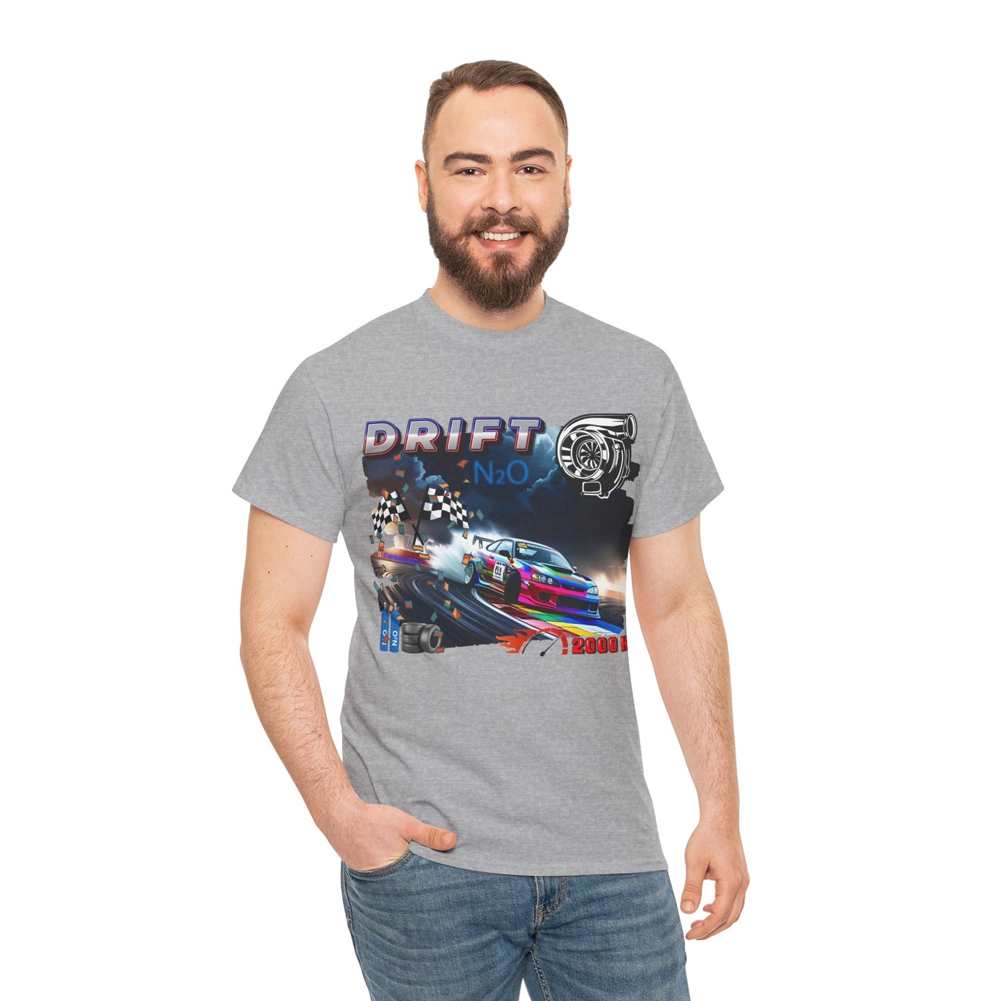 Drift T-shirt, Fast car T-shirt, Unisex Heavy Cotton Tee, Top quality cotton, 7 Colours, Different sizes, AU warehouse.