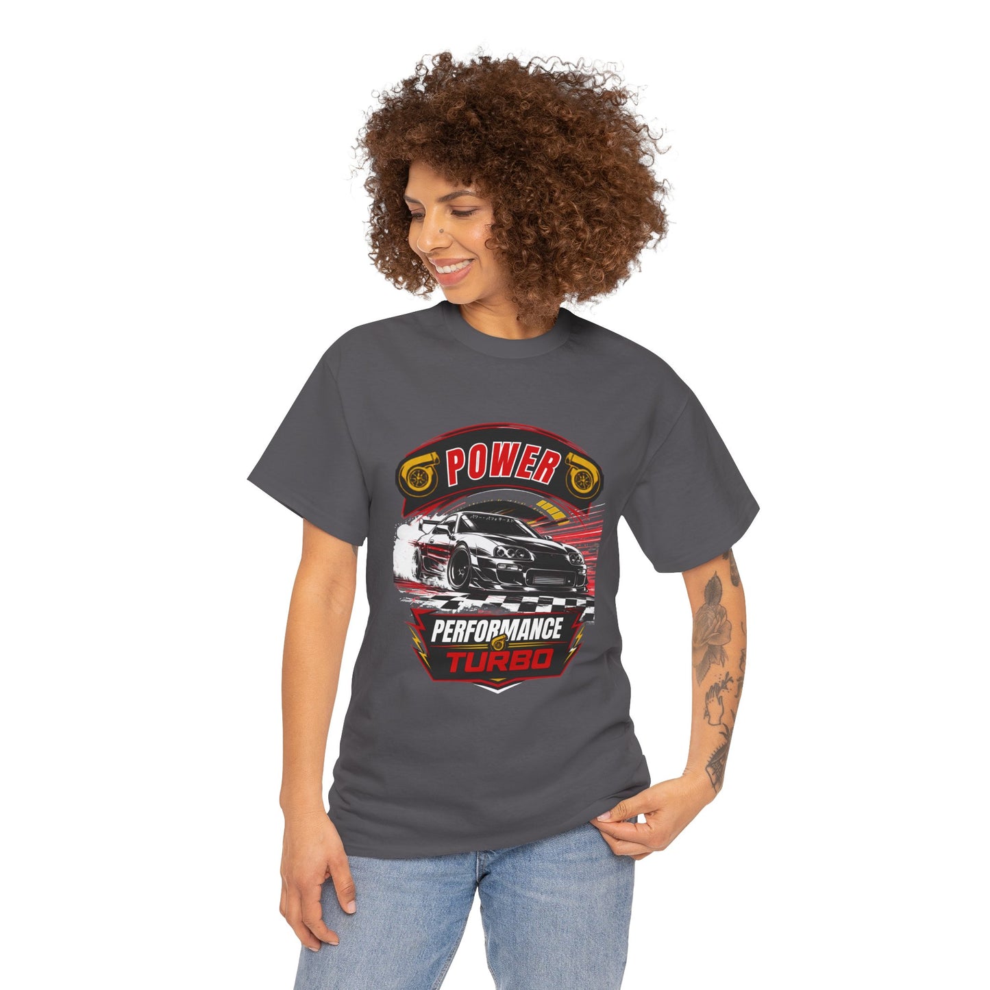 Turbo Racing & Fast Car Graphic T-Shirt.