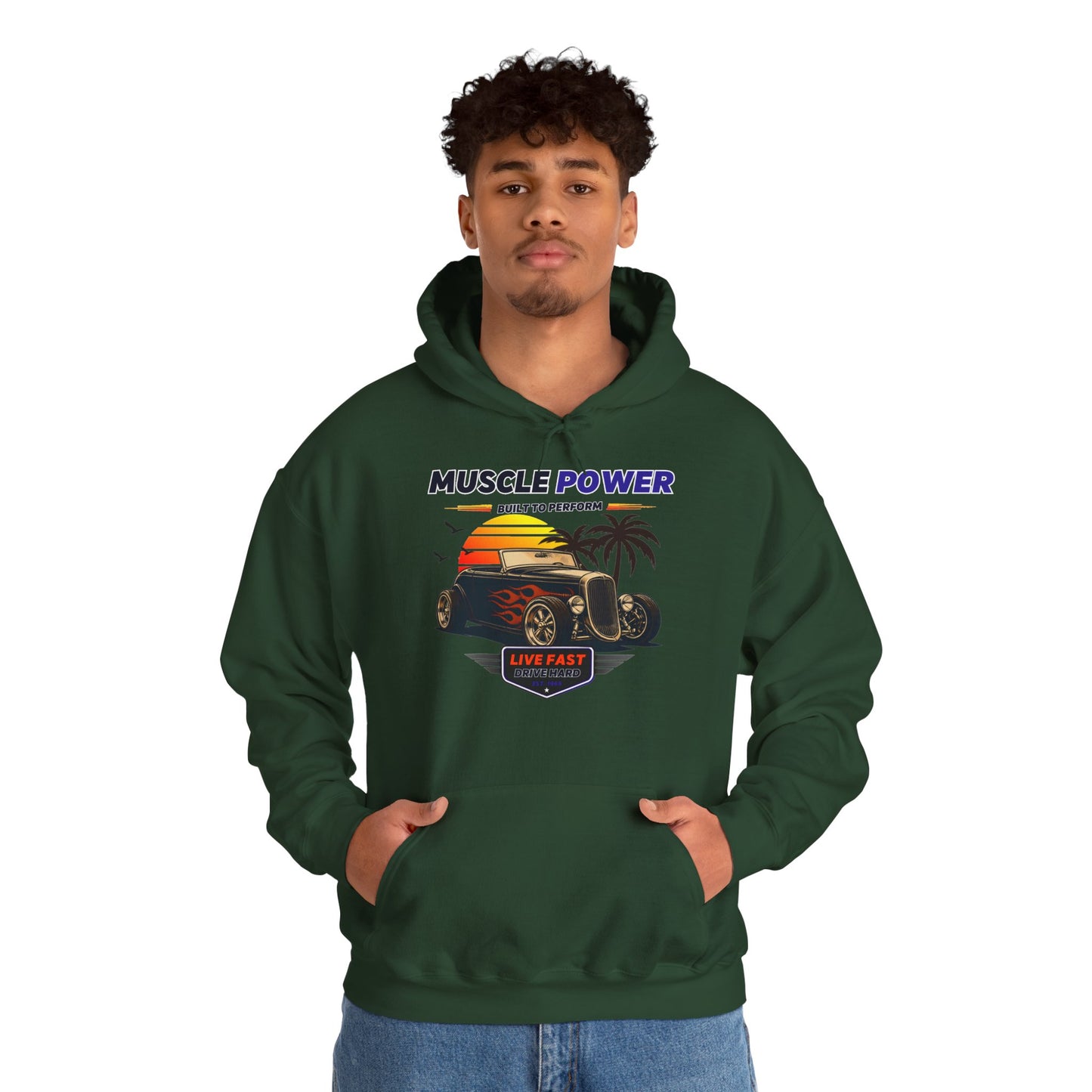 Hot Rod Car Hoodie, Muscle Car Hoodie, Kangaroo pocket, Top quality, 5 colours, different sizes, AU post.