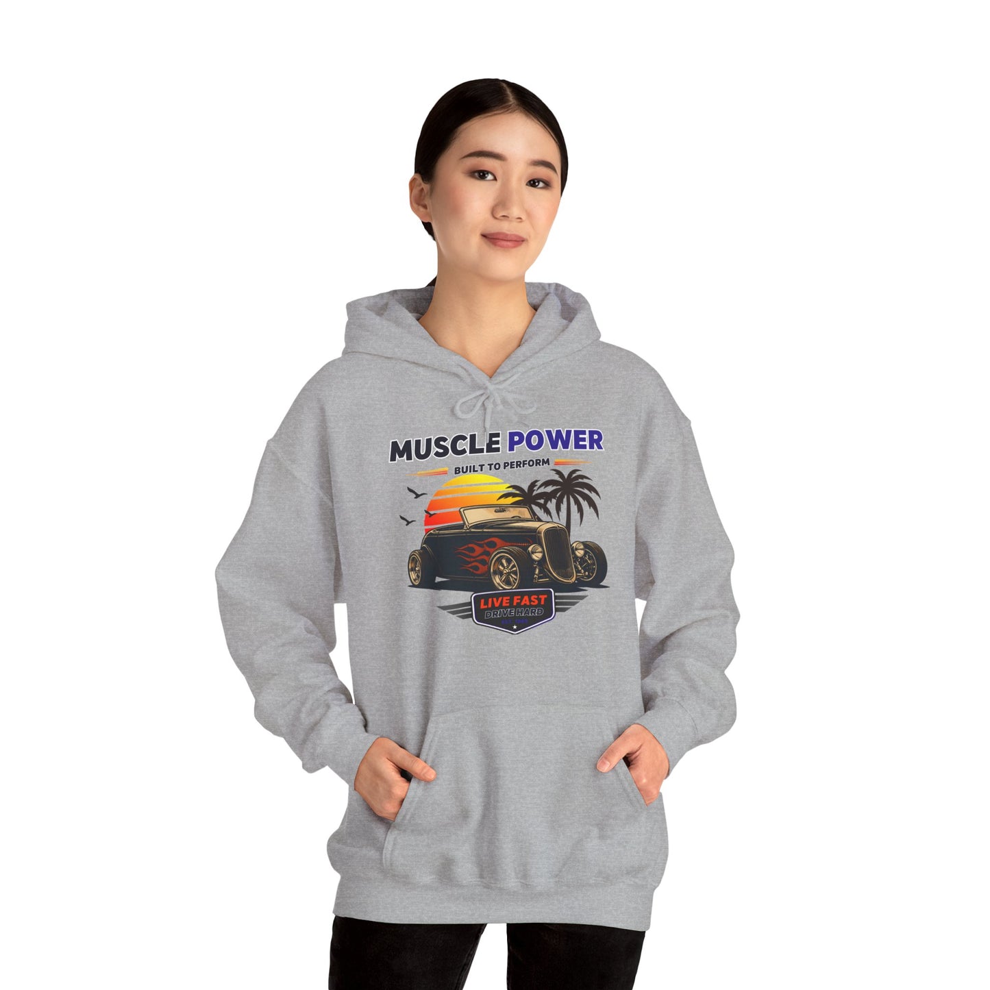 Hot Rod Car Hoodie, Muscle Car Hoodie, Kangaroo pocket, Top quality, 5 colours, different sizes, AU post.
