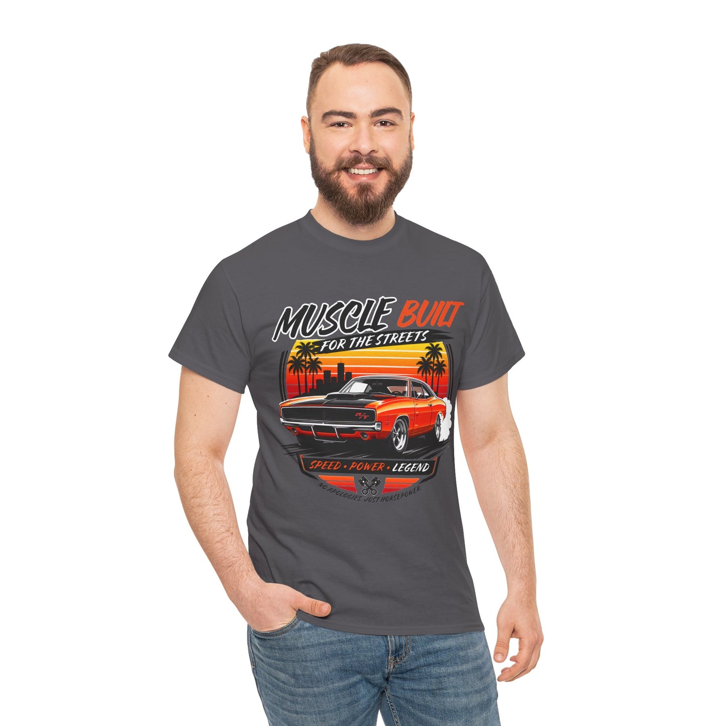 Classic Muscle Car & Hot Rod Graphic T-shirt.