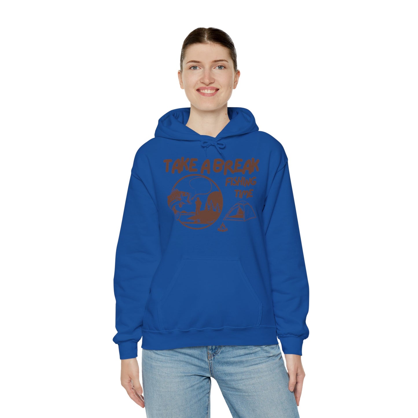 Take a break Hoodie, Fishing Hoodie, Salty lifestyle Hoodie, Unisex Heavy Blend Sweatshirt, 6 colours, different sizes, Top quality, AU warehouse.