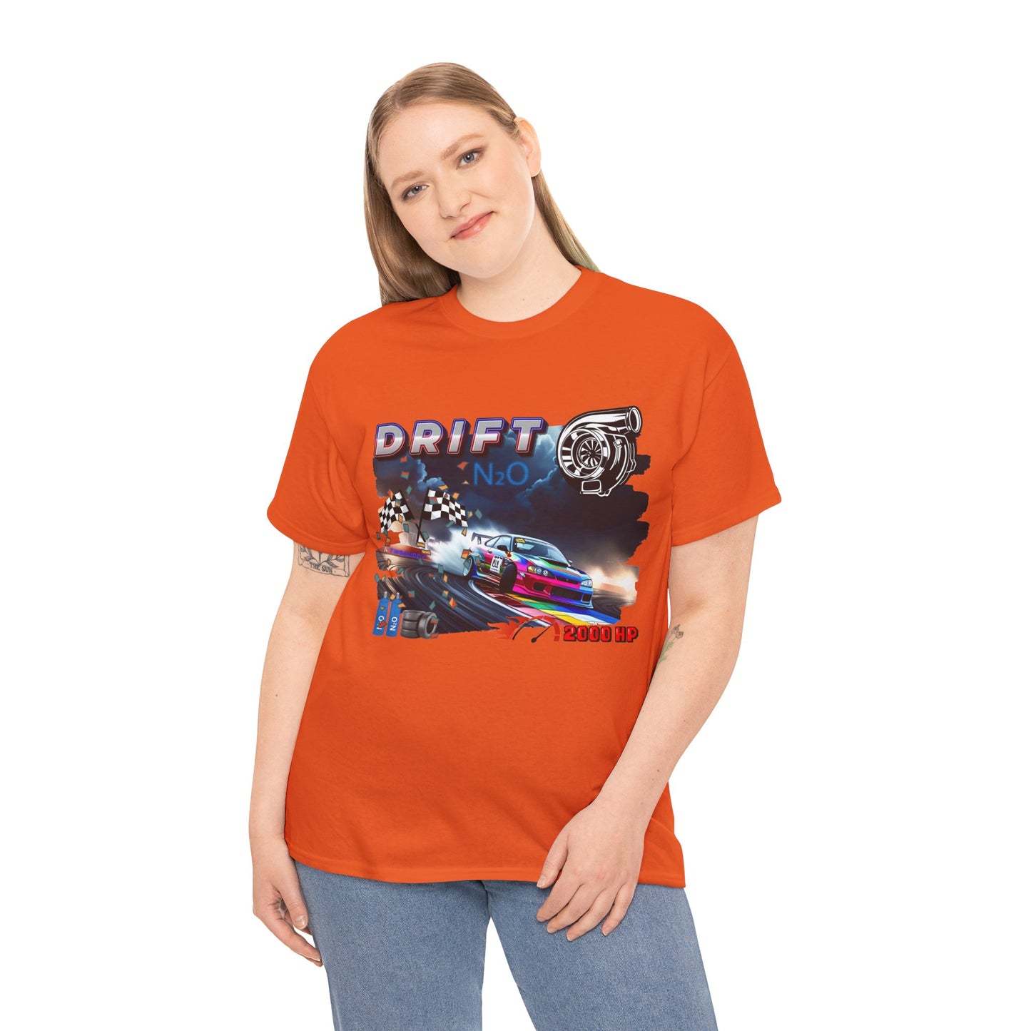 Drift T-shirt, Fast car T-shirt, Unisex Heavy Cotton Tee, Top quality cotton, 7 Colours, Different sizes, AU warehouse.