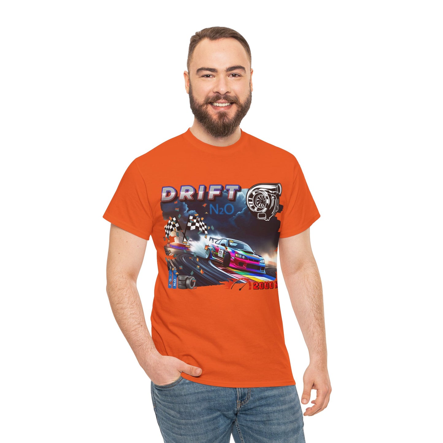 Drift T-shirt, Fast car T-shirt, Unisex Heavy Cotton Tee, Top quality cotton, 7 Colours, Different sizes, AU warehouse.