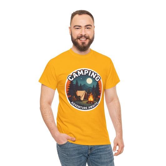 Camping T-shirt, Holiday T-shirt, Top quality cotton, 6 Colours, Different sizes, AU post.
