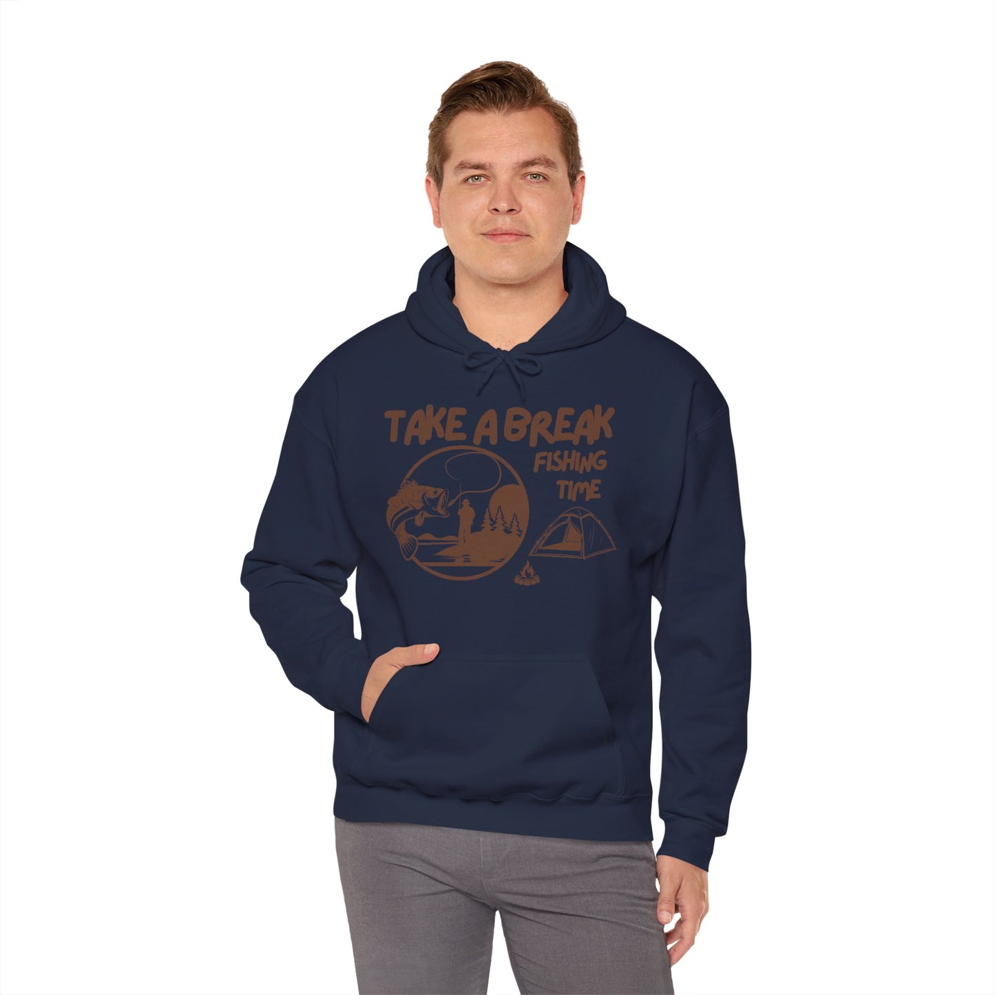 Take a break Hoodie, Fishing Hoodie, Salty lifestyle Hoodie, Unisex Heavy Blend Sweatshirt, 6 colours, different sizes, Top quality, AU warehouse.
