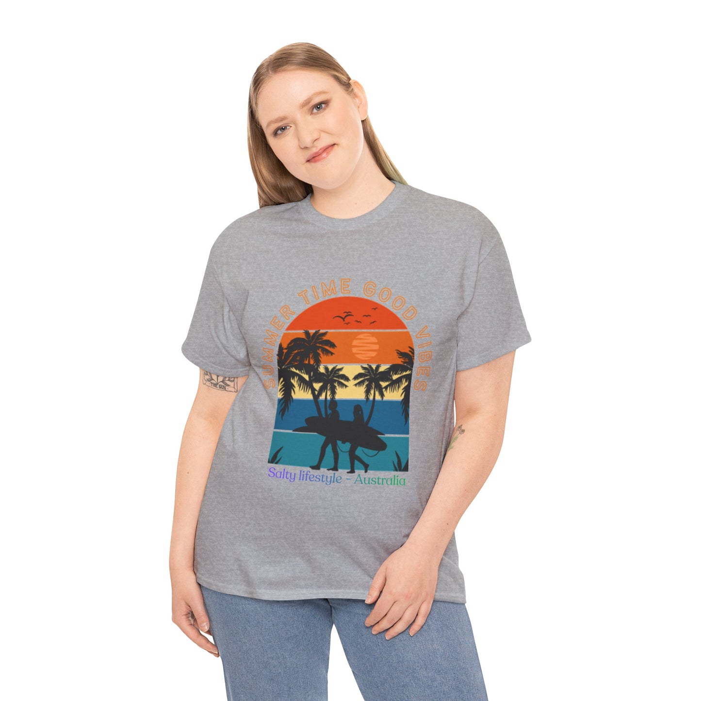 Salty lifestyle Surf & Beach Graphics Tee.