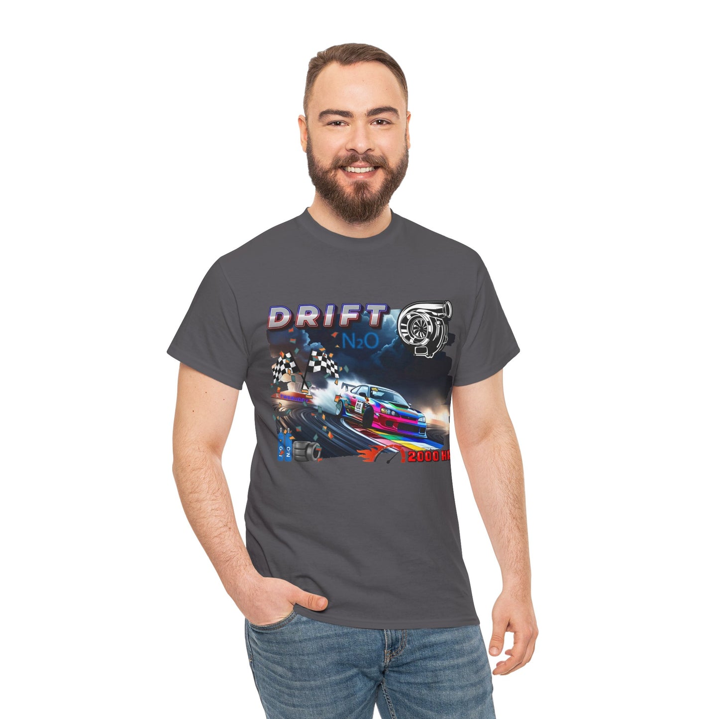 Drift T-shirt, Fast car T-shirt, Unisex Heavy Cotton Tee, Top quality cotton, 7 Colours, Different sizes, AU warehouse.