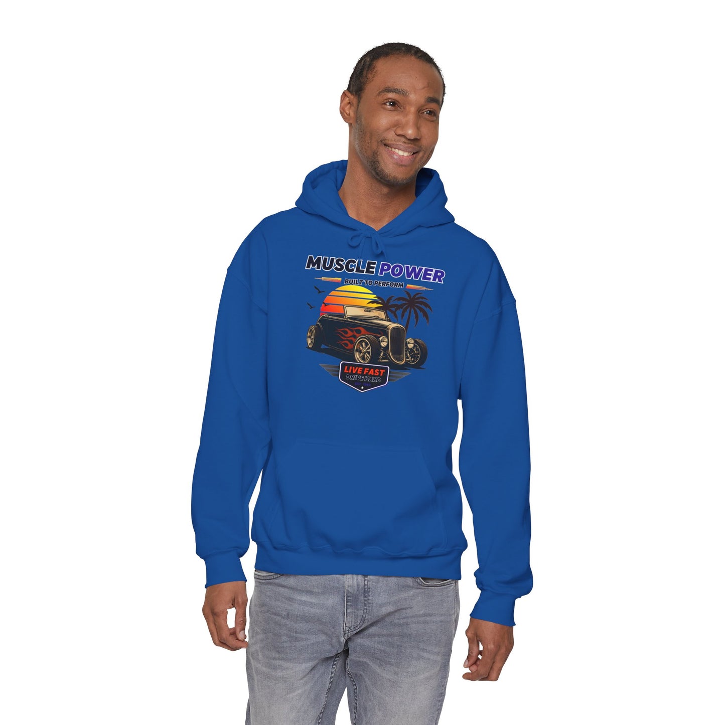 Hot Rod Car Hoodie, Muscle Car Hoodie, Kangaroo pocket, Top quality, 5 colours, different sizes, AU post.