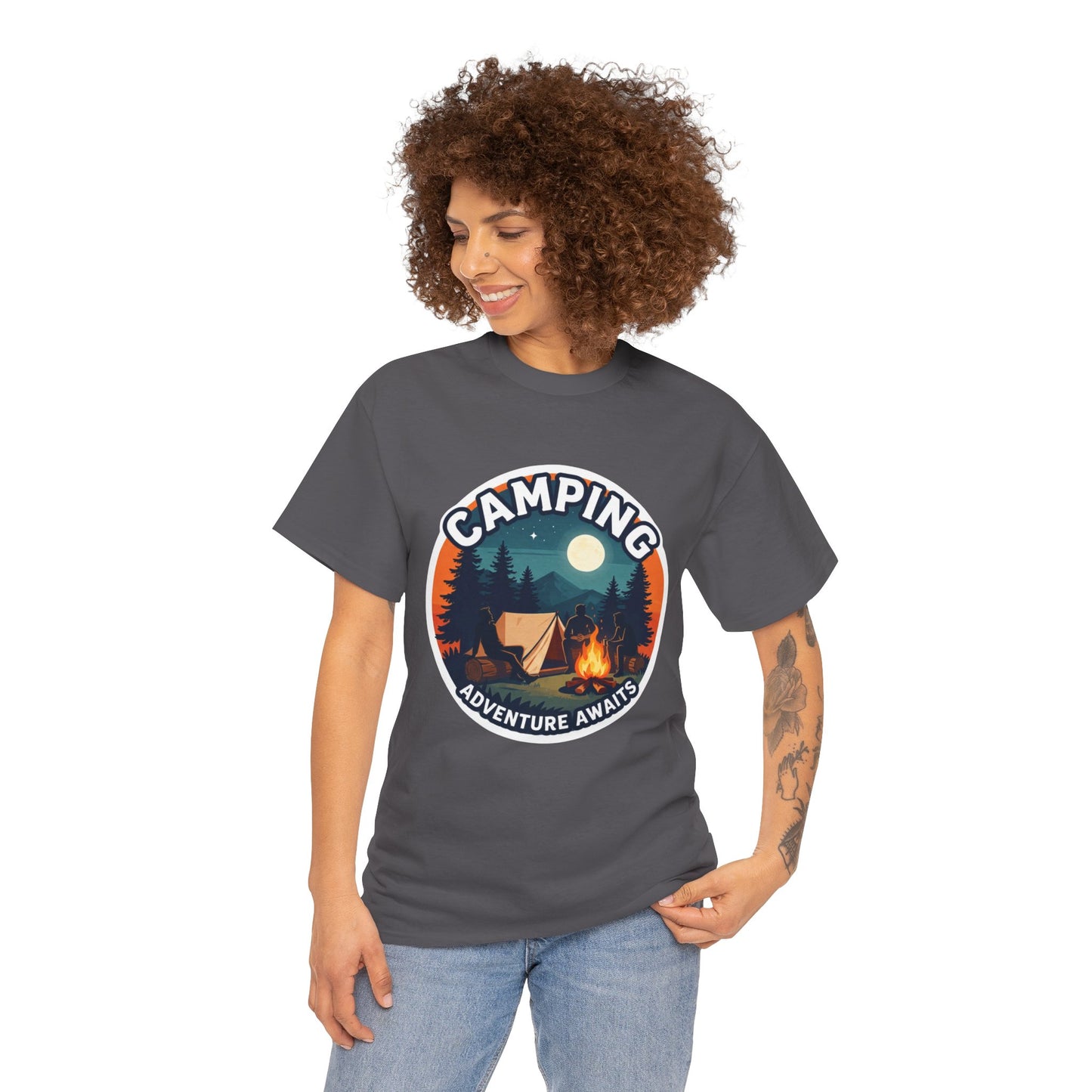 Camping T-shirt, Holiday T-shirt, Top quality cotton, 6 Colours, Different sizes, AU post.