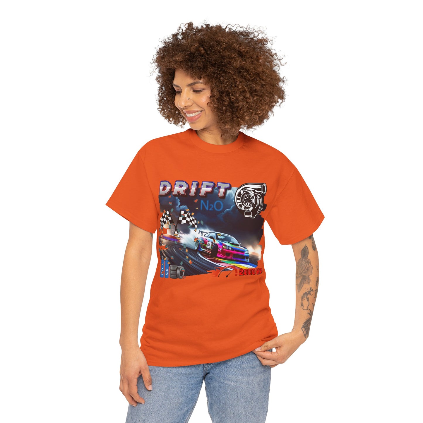 Drift T-shirt, Fast car T-shirt, Unisex Heavy Cotton Tee, Top quality cotton, 7 Colours, Different sizes, AU warehouse.