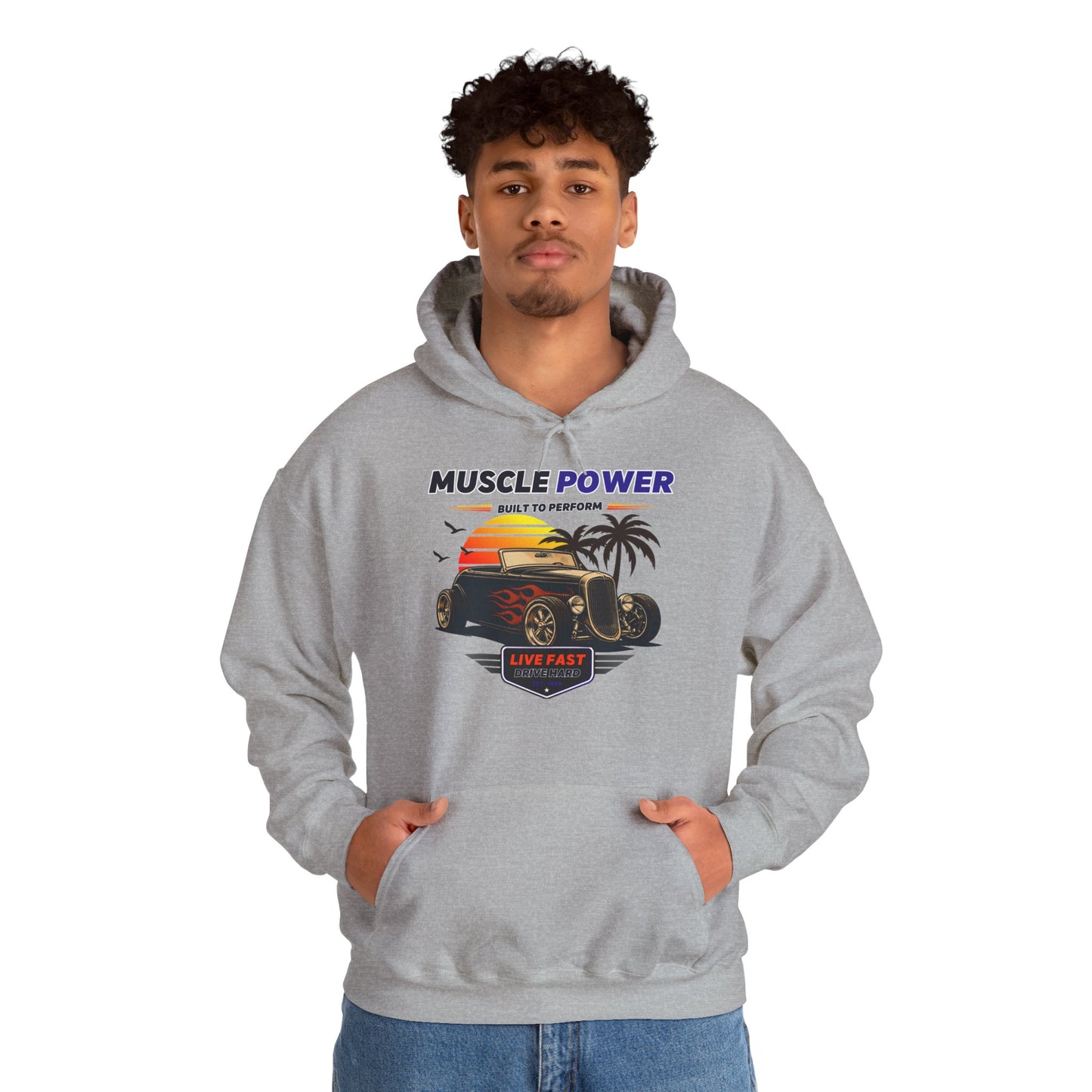 Hot Rod Car Hoodie, Muscle Car Hoodie, Kangaroo pocket, Top quality, 5 colours, different sizes, AU post.