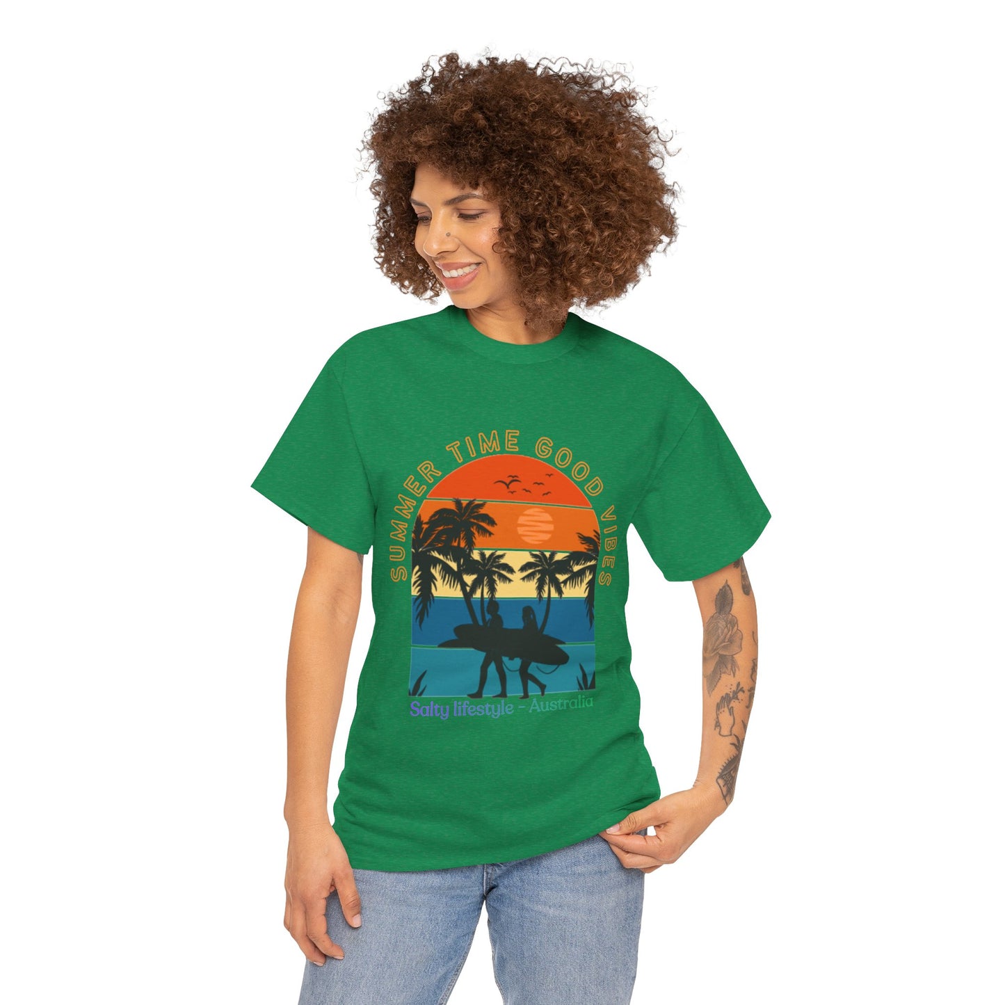 Salty lifestyle Surf & Beach Graphics Tee.