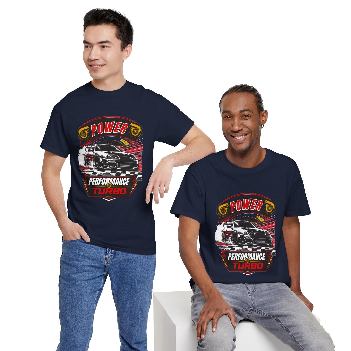 Turbo Racing & Fast Car Graphic T-Shirt.